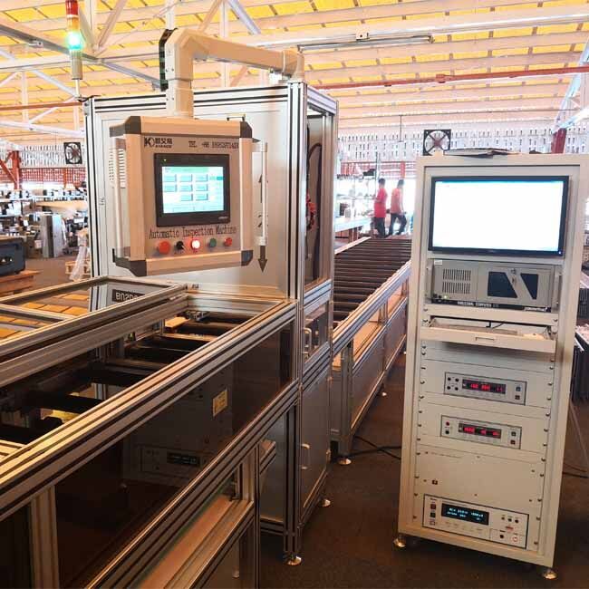 Front view:busbar machine