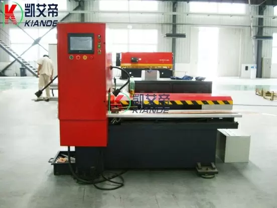Safe operation of copper bar processing machine on bus assembly line