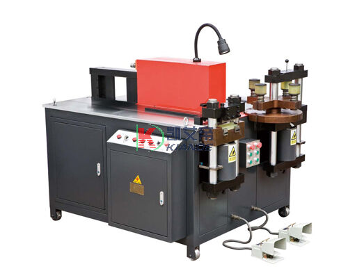 Simple use method of busbar processing machine copper row processing machine