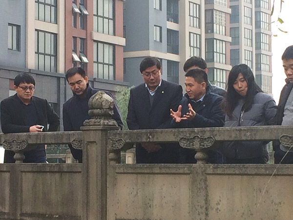 合肥市政府副秘書長(zhǎng)、環(huán)湖辦主任高斌友一行蒞臨公司指導(dǎo)