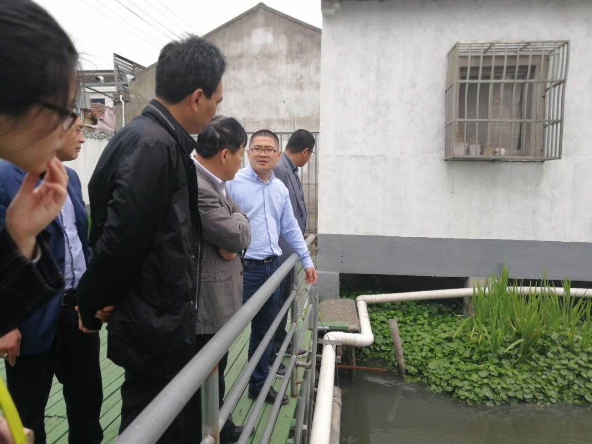 塘橋鎮(zhèn)領(lǐng)導(dǎo)一行參觀公司項目-碩亞環(huán)保