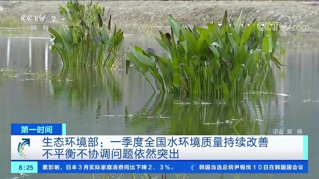 一季度全國水環(huán)境質(zhì)量持續(xù)改善 但不平衡不協(xié)調(diào)的問題依然突出