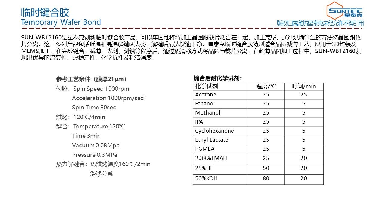 臨時(shí)鍵合膠