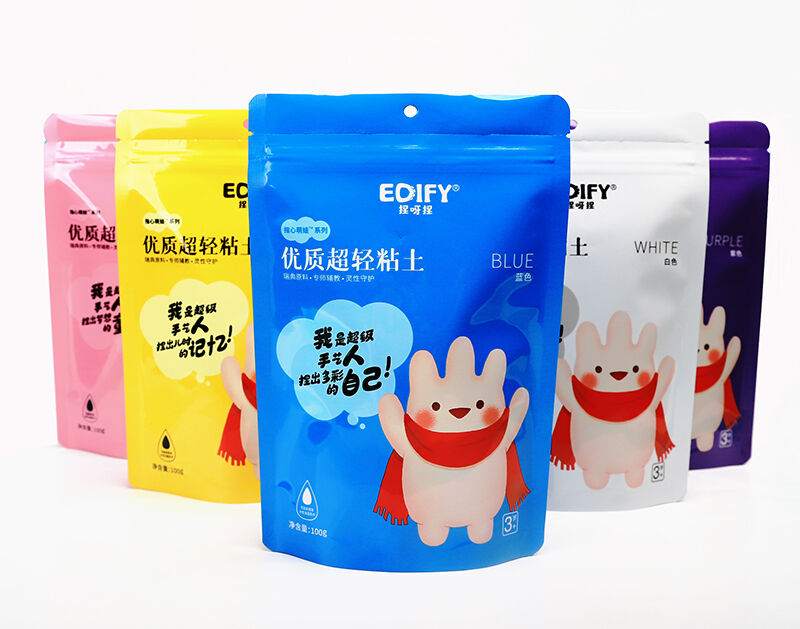 100g single color EDIFY kids magic intelligent clay air dry super light soft play dough