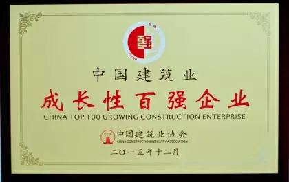 2014年度中国成长性百强企业