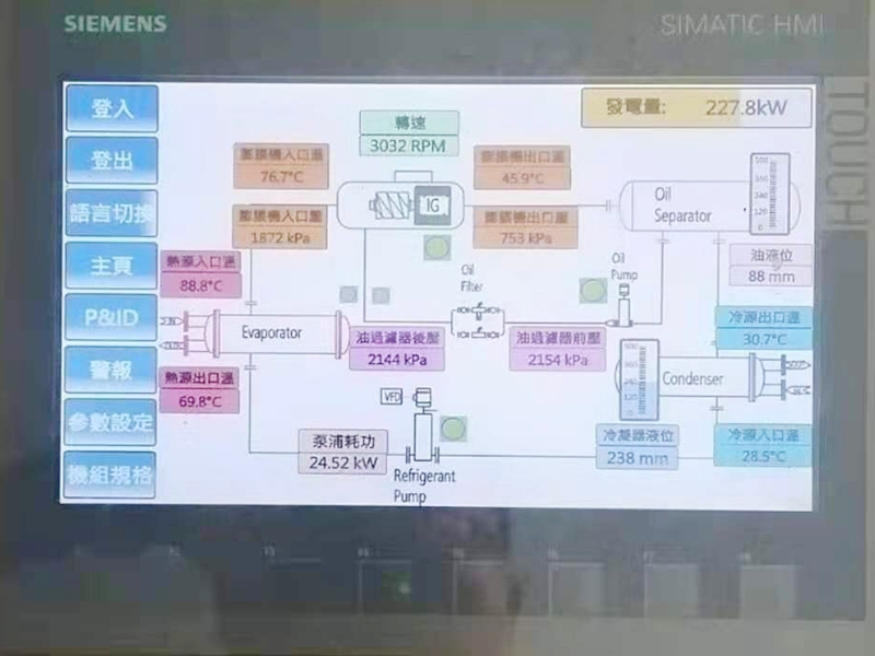 瑞福锂业一期ORC发电机组