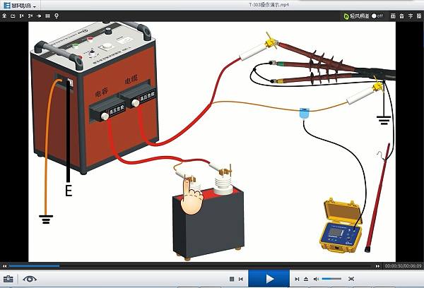 T-303电缆测试高压发生器操作演示