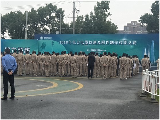 公司电缆产品在国网电缆竞赛中登场亮相