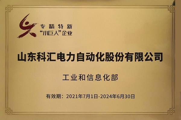 专精特新“小巨人”企业