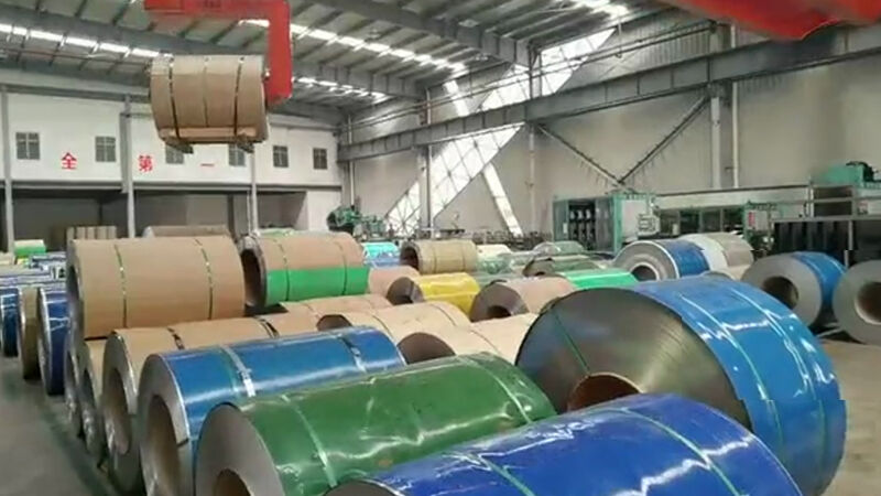 不锈钢卷现货车间