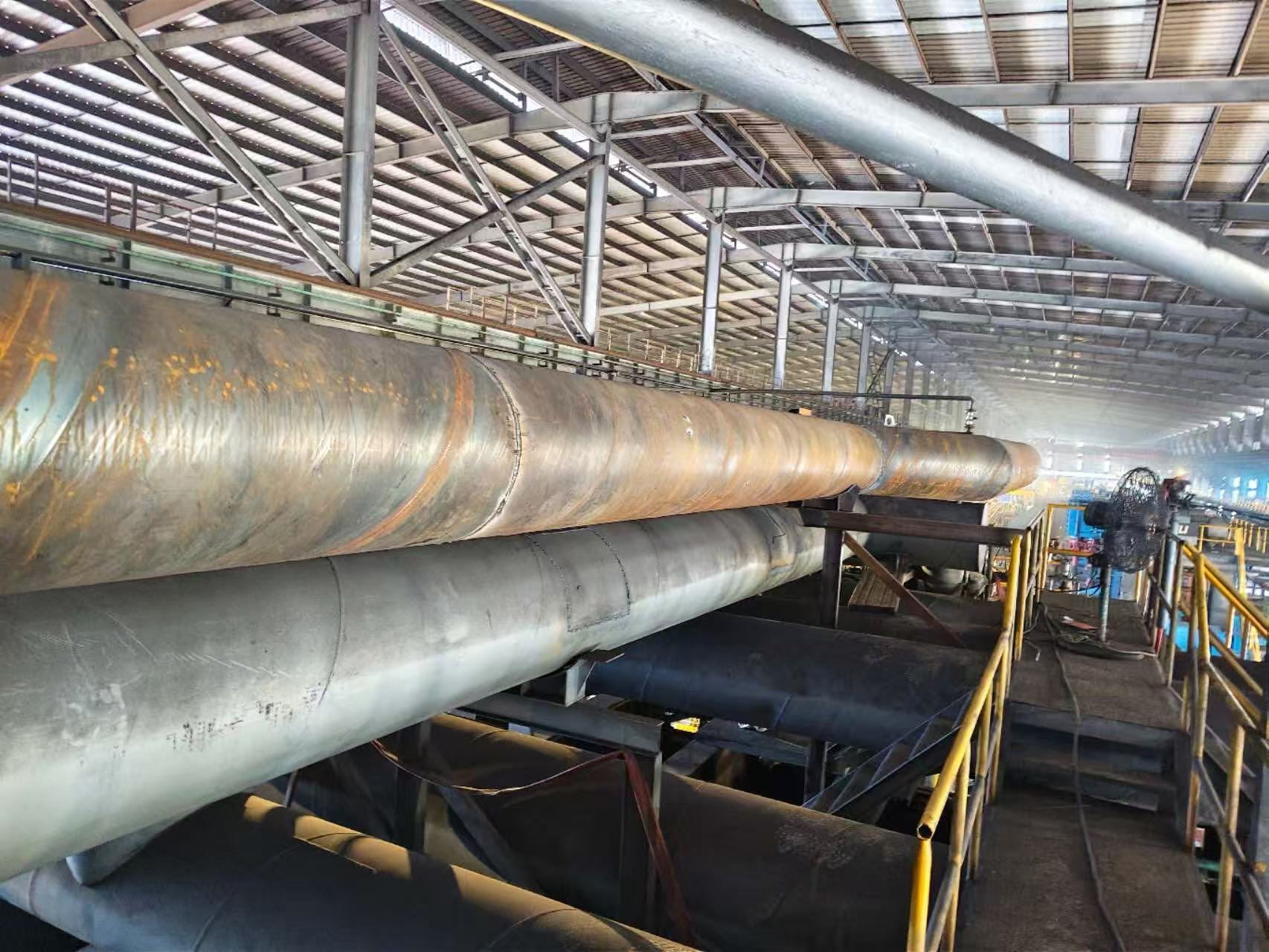 加热炉施工现场