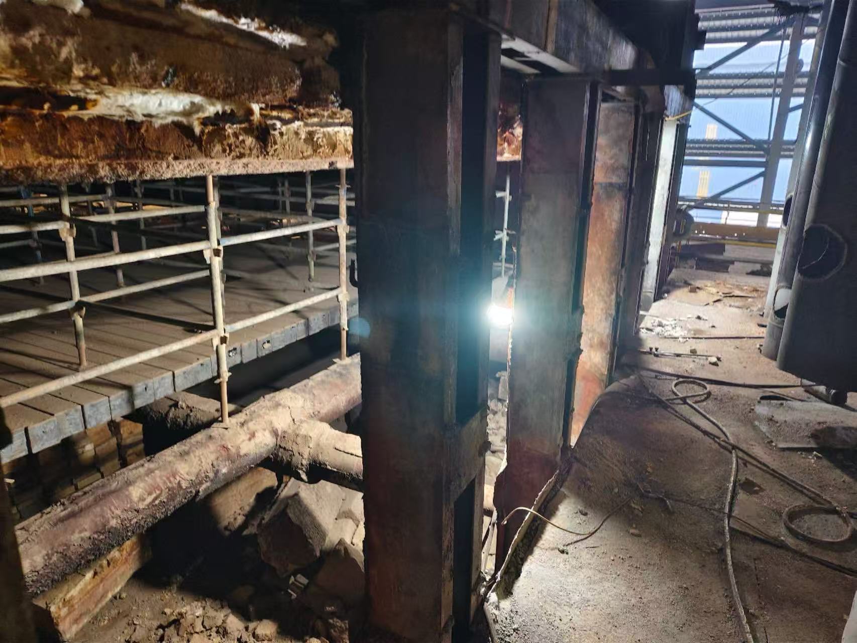 轧钢加热炉大修现场