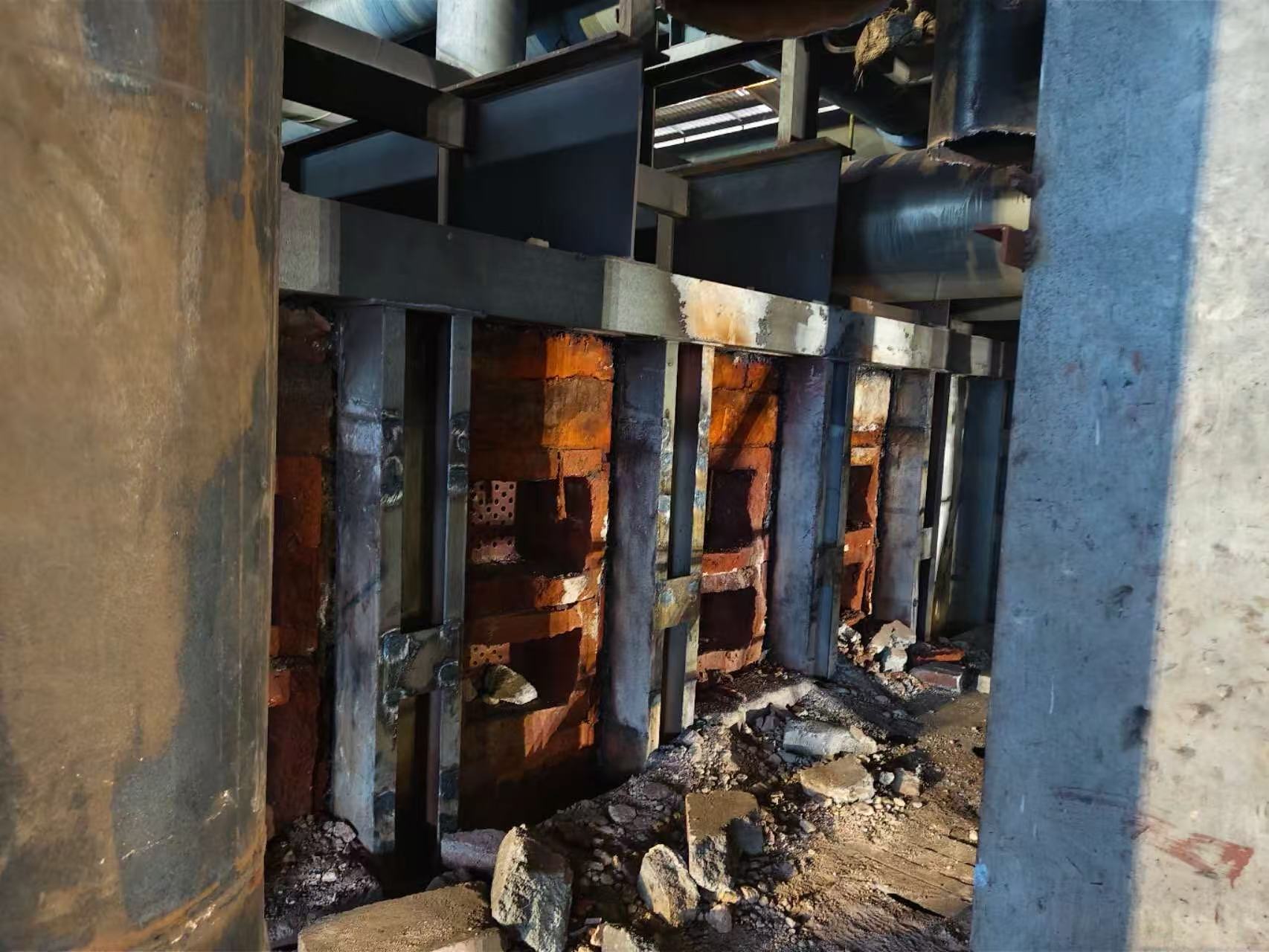 轧钢加热炉大修现场