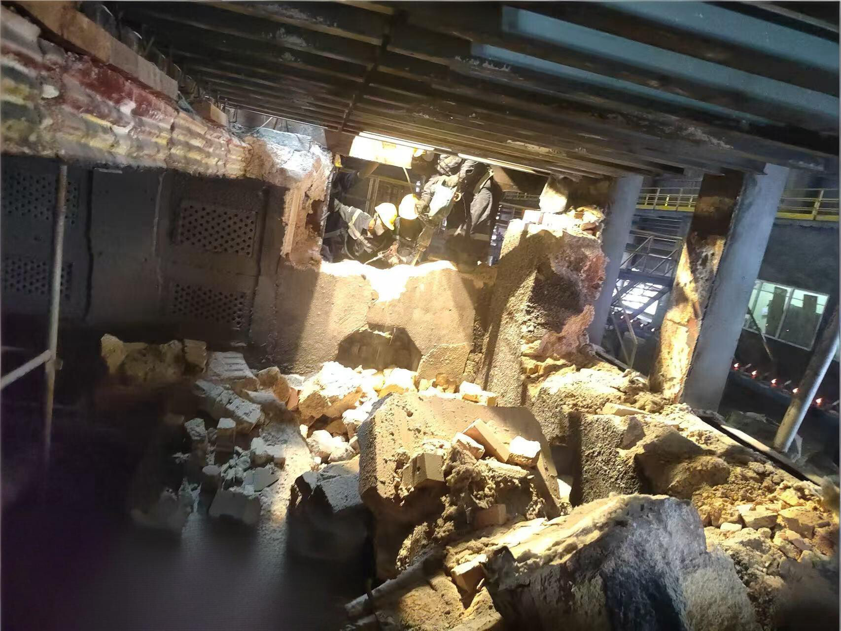 轧钢加热炉大修现场