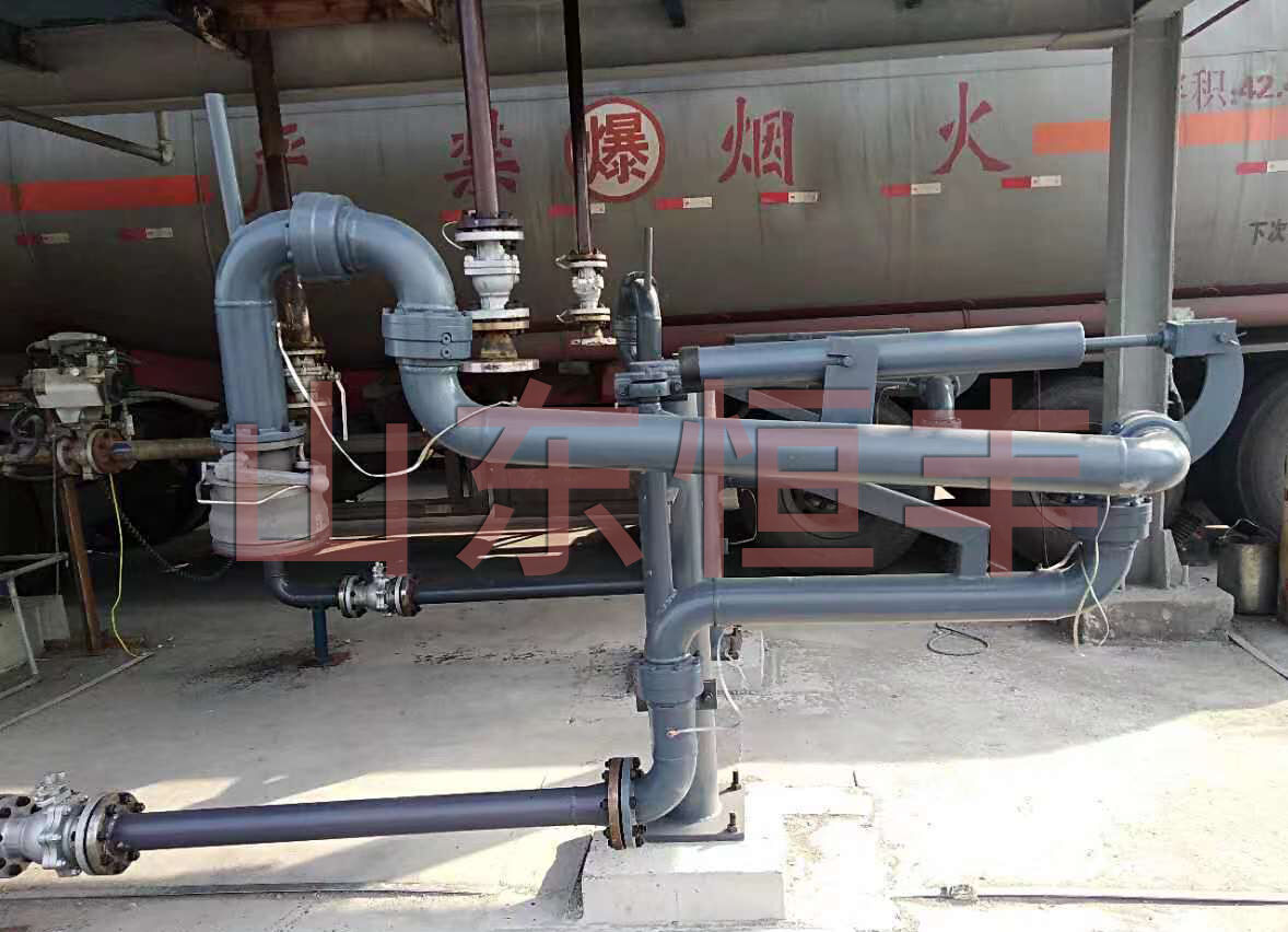 底部干式閥裝車鶴管