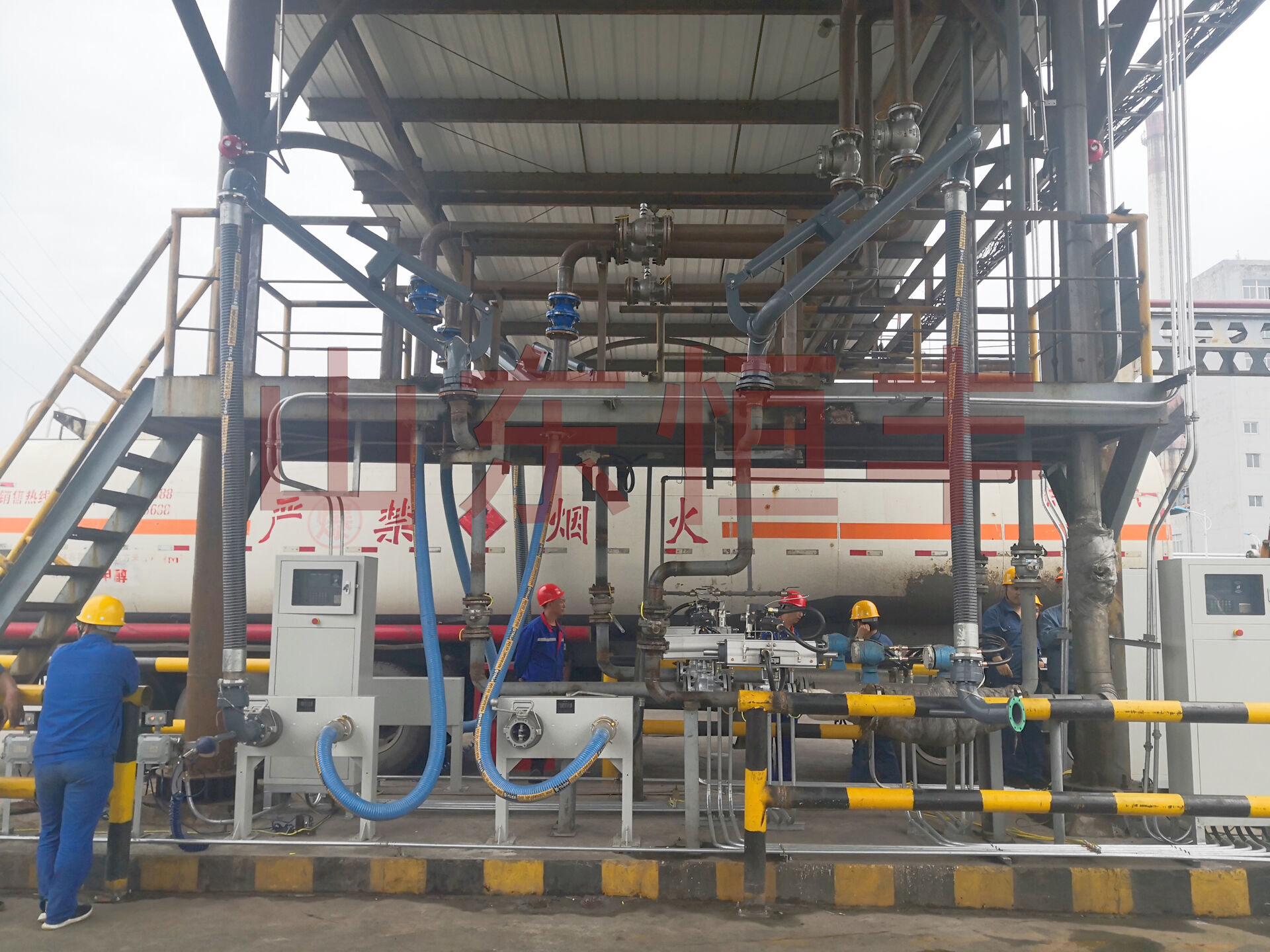 定量裝車使用現(xiàn)場