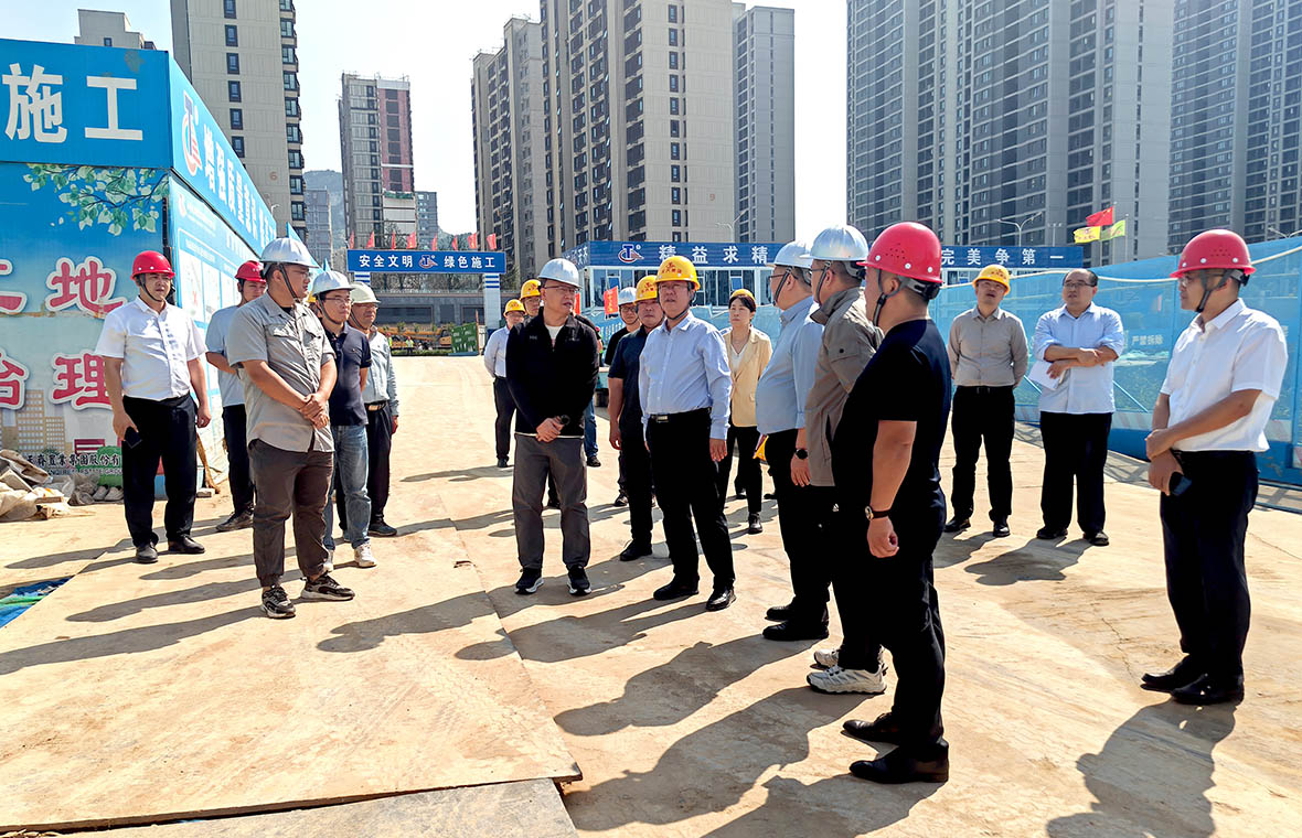 济南市市中区委书记鞠正江带队调研济南区域管理中心万科 C3 项目