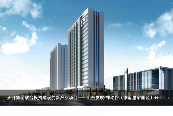 太阳成集团tyc7111联合投资建设的新产业项目——山东发展·绿动谷（临港董家园区）开工