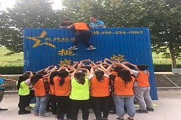 淄博区域总部开展大学生员工五阳湖基地团队拓展活动