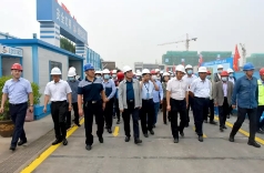 淄博区域总部宏程颐养综合体项目和幸福城１、２号公建项目迎全市观摩