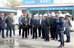 烟台市副市长李波一行莅临 001 鲁商三滩项目调研视察