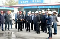 烟台市副市长李波一行莅临 001 鲁商三滩项目调研视察