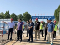 淄博市住建局局长王瑛到淄博区域总部施工的南广场片区还迁项目调研指导