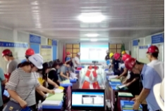 青岛区域总部三公司、一公司李太庆项目公司联合承办2019年度城阳区房建工程四项制度管理现场观摩会