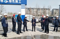 桓台县委副书记、县长边江风带队到花溪地项目检查指导工作