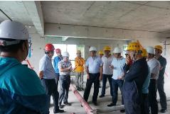 青岛市城阳区城市规划建设局局长宋振理一行视察汇豪观邸A地块项目