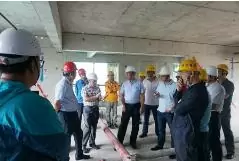 青岛市城阳区城市规划建设局局长宋振理一行视察汇豪观邸A地块项目