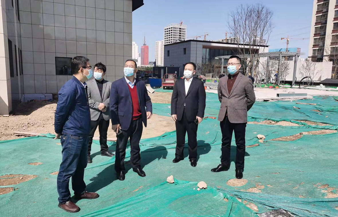 产业集团按下复工复产“加速键”保障项目建设、销售