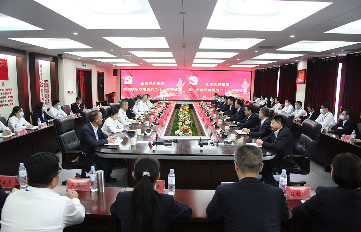 公司组织集中收看党的二十大开幕盛况  要求把会议精神贯彻落实到工作实践中