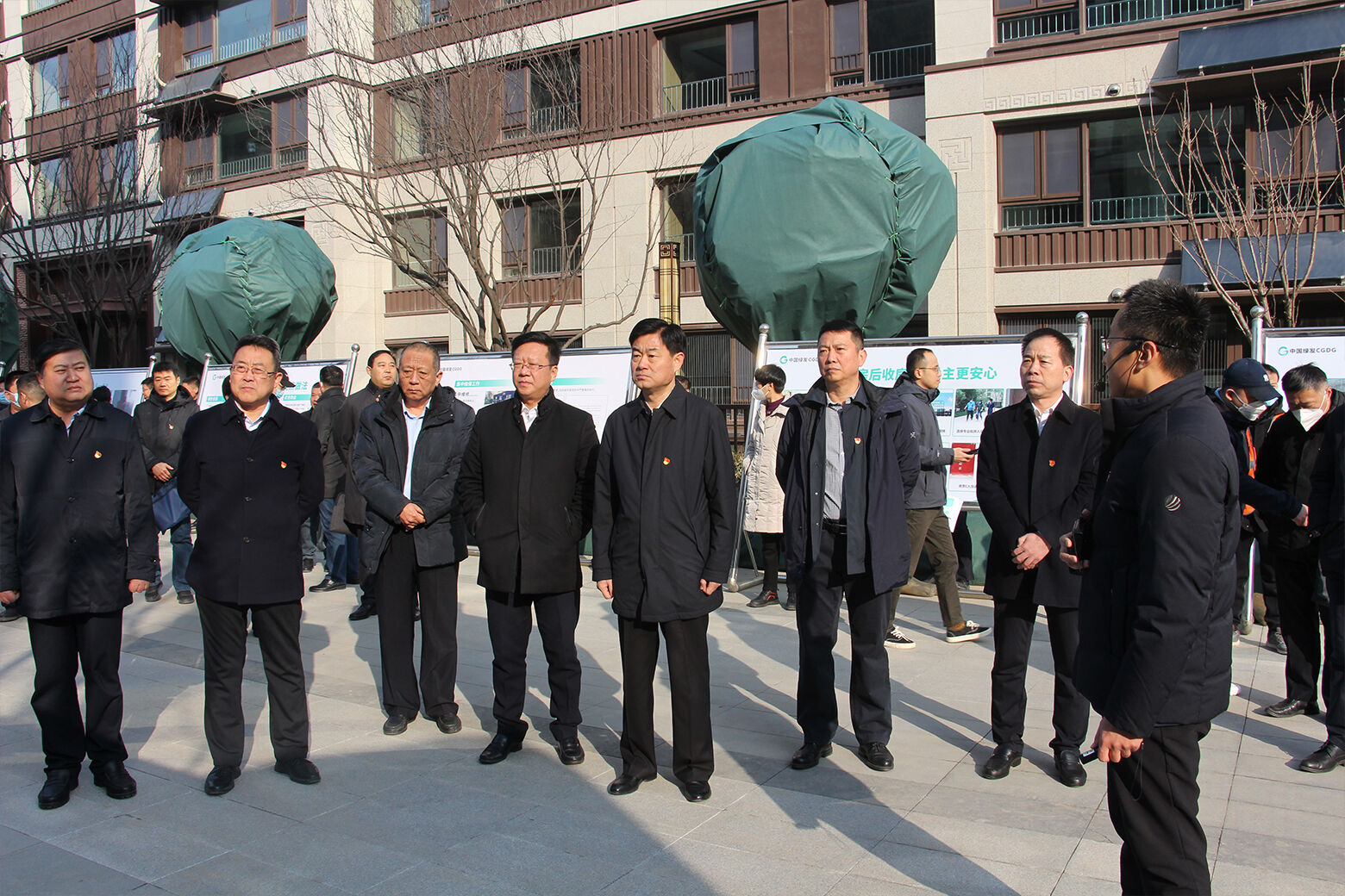 济南区域管理中心鲁能花山峪项目迎接省住建厅党组书记、副厅长任海涛一行观摩指导