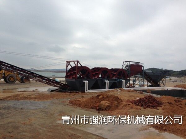 福建漳州海沙淡化水洗现场