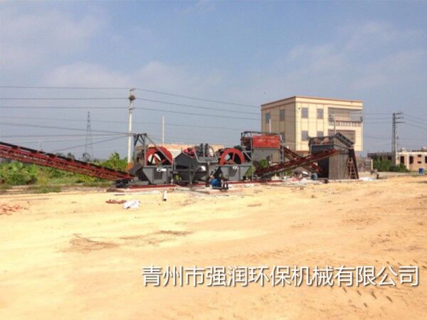 广州陆丰三洗水洗沙现场