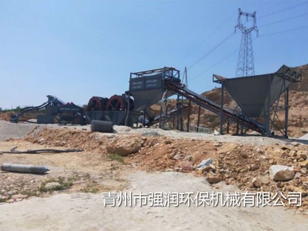 辽宁营口鲅鱼圈水洗沙现场 辽宁营口鲅鱼圈水洗沙现场