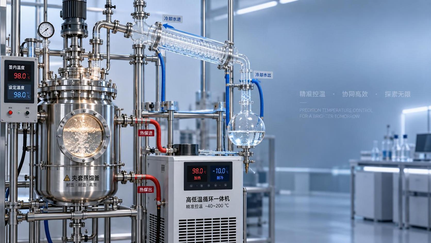 蒸馏系统控温设备如何根据沸点范围配置加热与制冷能力？