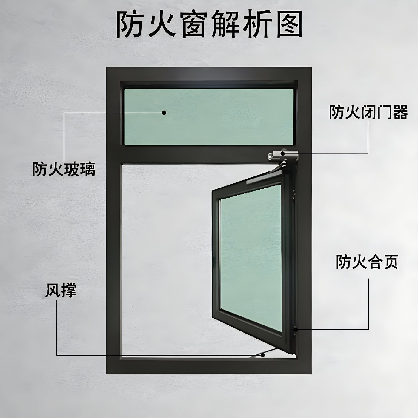 众旭防火窗产品实拍