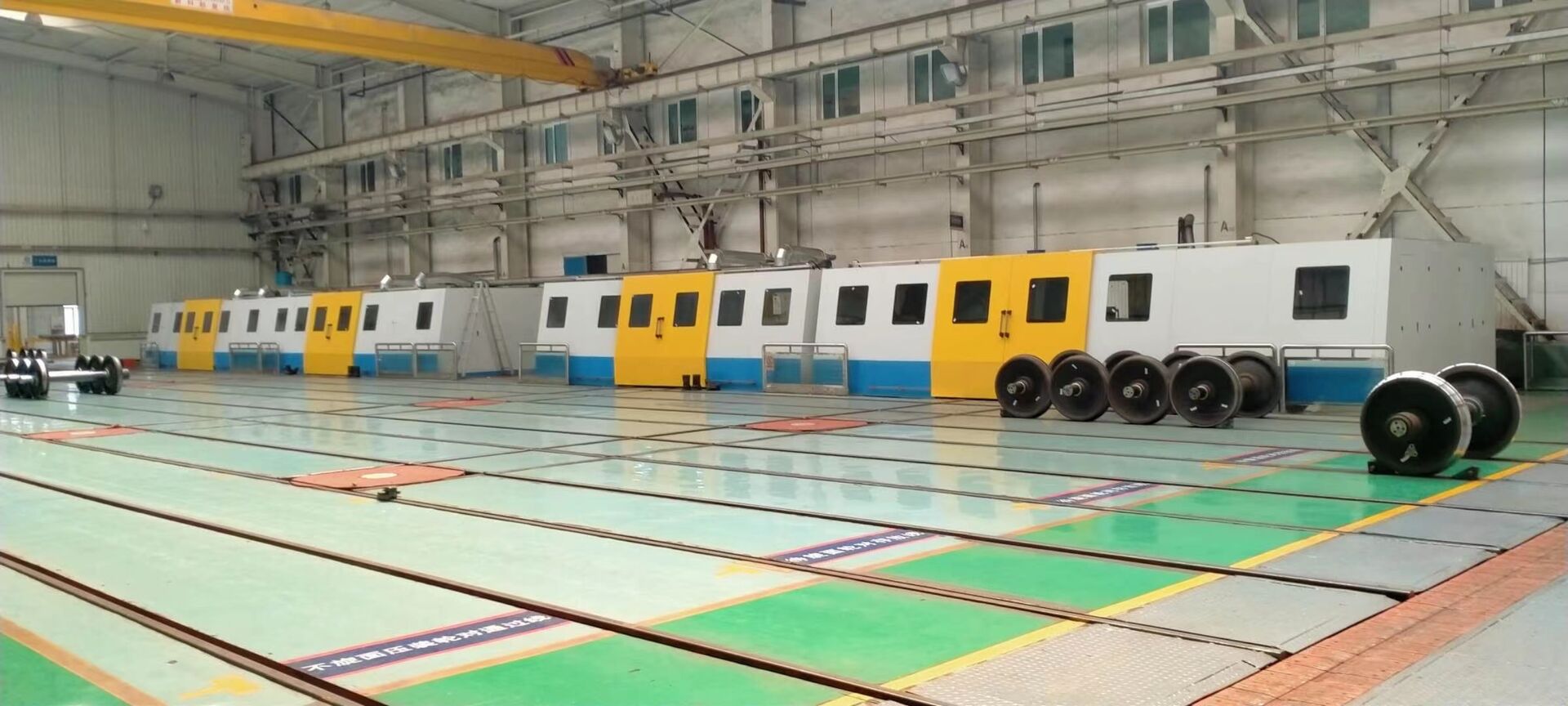 火車車輪輪對(duì)車床防護(hù)