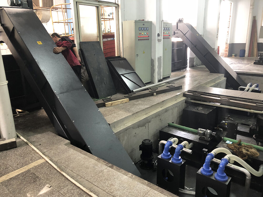 液壓步進(jìn)式集中排屑