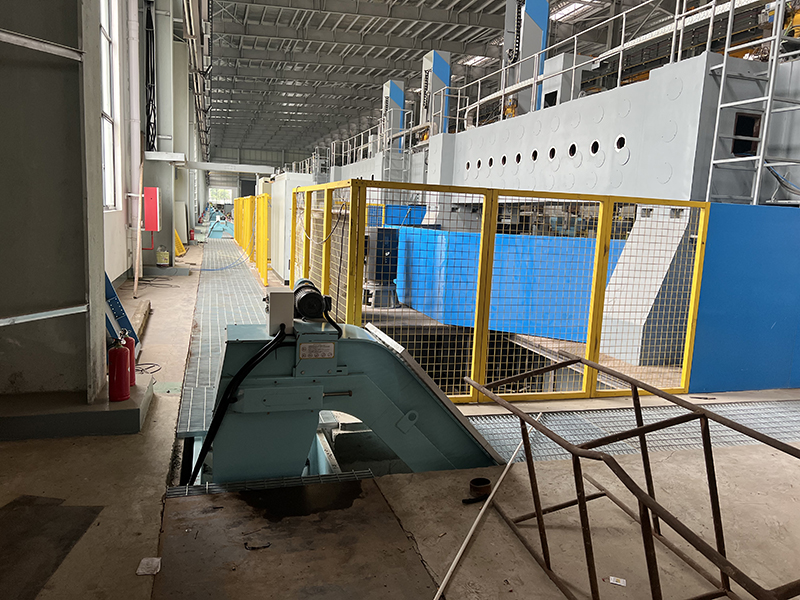 風(fēng)電加工行業(yè)集中排屑項目