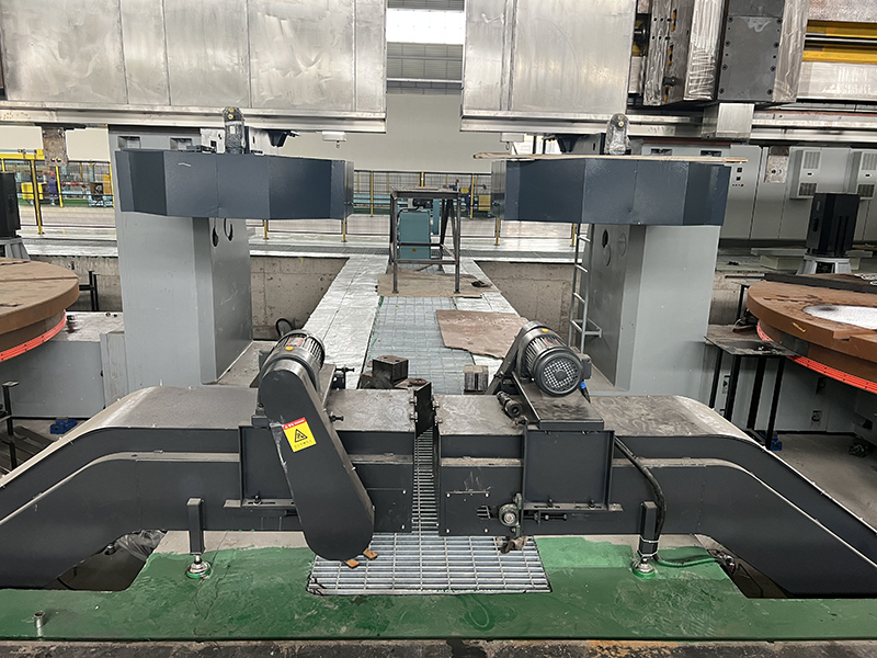 風電加工行業(yè)集中排屑項目