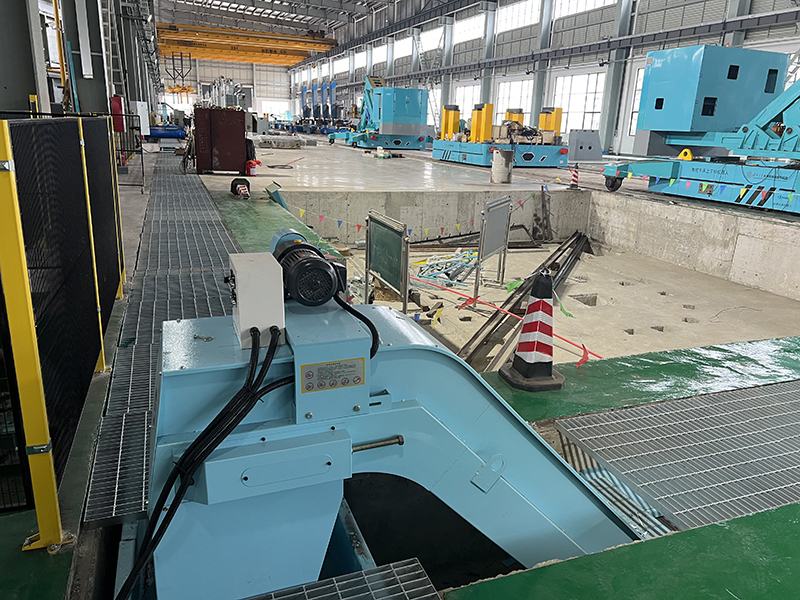 風電加工行業(yè)集中排屑項目