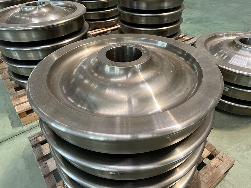 軌道交通車輪加工項(xiàng)目集中排屑