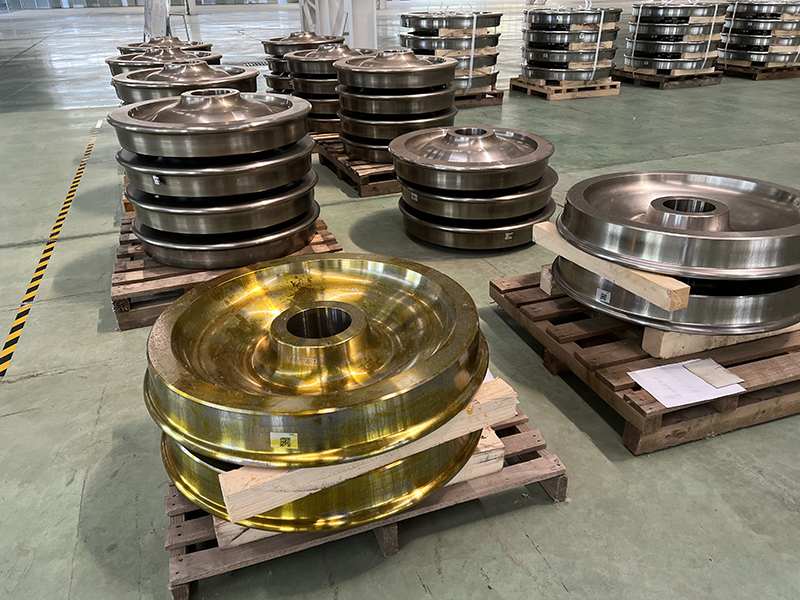 軌道交通車輪加工項(xiàng)目集中排屑