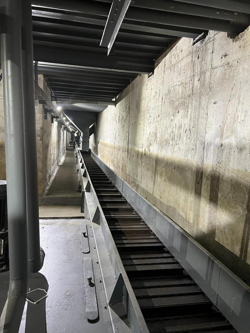 軌道交通車輪加工項(xiàng)目集中排屑