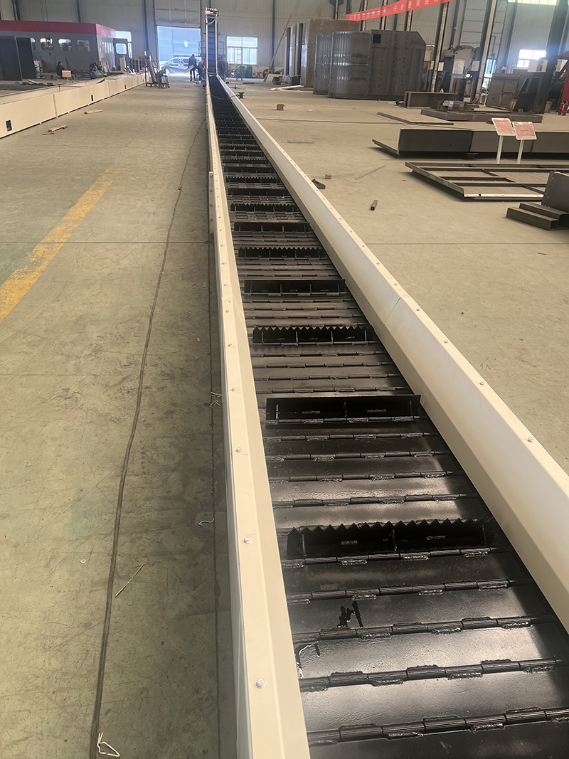 新能源電池沖壓線集中排屑項目