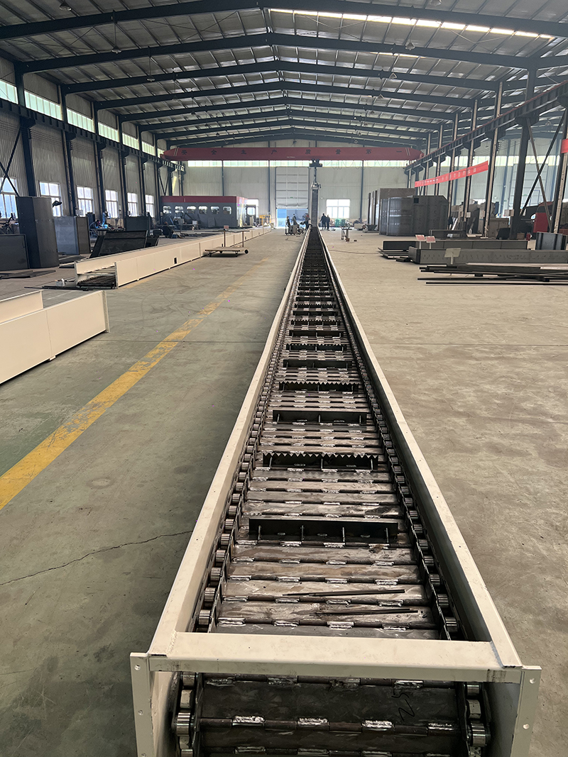 新能源電池沖壓線集中排屑項目