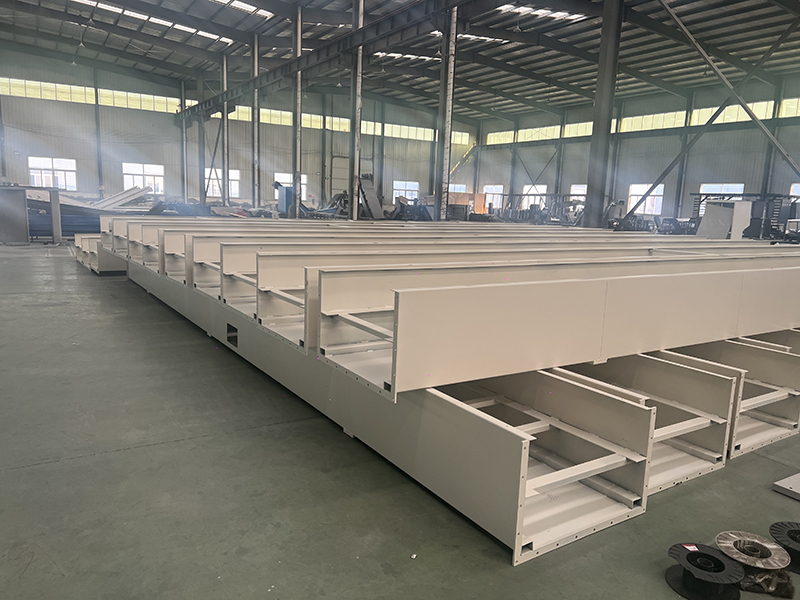 新能源電池沖壓線集中排屑項目